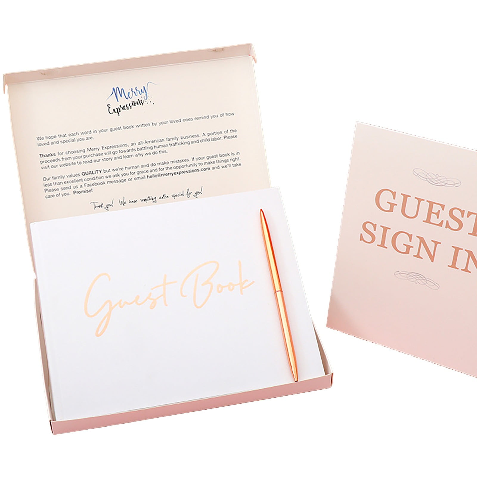 2024 Clearance Wedding Guest Book Alternative With Pen Wedding