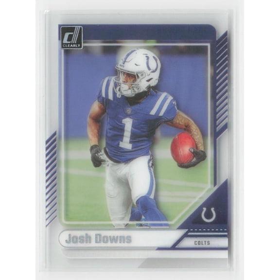 2024 Clearly Donruss Josh Downs #25 Indianapolis Colts Football Card