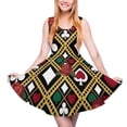 thumbnail image 1 of 2024 Clothing Design Spring Dress Skate Pretty Female Dresses Aesthetic Suits Card Spades Clubs s Hearts Dress Poker Playing, 1 of 7