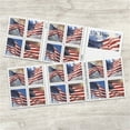 2024 Collection Featuring American Flags (100 Stamps) Forever First