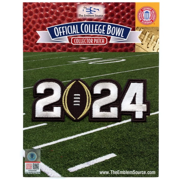 2024 College National Championship Game Jersey Patch Michigan Washington