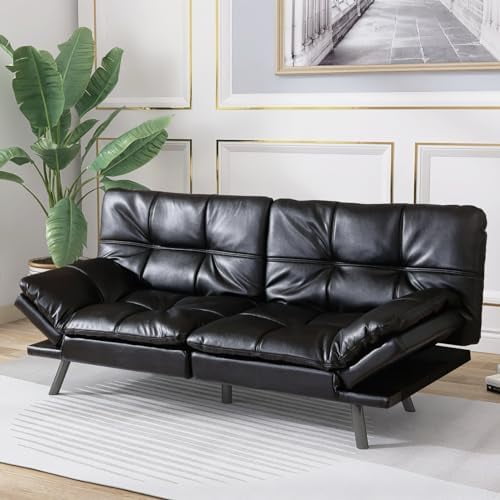 Leather sofa bed walmart hot sale