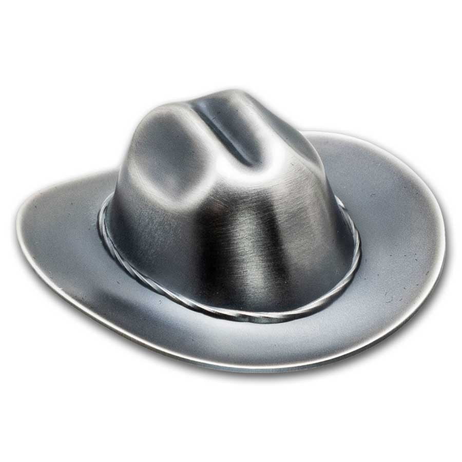 Ht Shape 2024 Cook Islands 1 oz Silver Antique Cowboy Hat Shaped Coin - Walmart.com