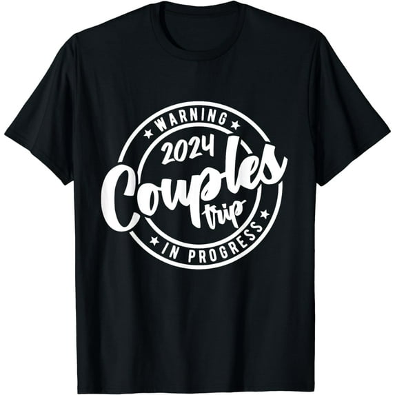 2024 Couples Trip in Progress of Romantic Baecation Matching T-Shirt