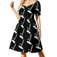 thumbnail image 1 of 2024 Croquet Mallet and Ball in White Dress elegant dress Women's evening dress Dress women, 1 of 7