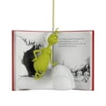 2024 Cute Grlnch Christmas Tree Decorations, Acrylic Cute Funny Green