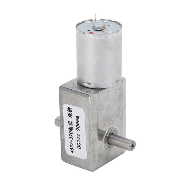 2024 DC Geared Motor Double Shaft Rotation Direction Adjustable Square