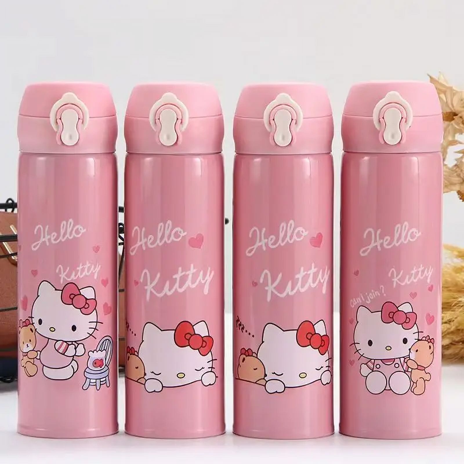 2024 DREAMFIRE 350/500ml Hello Kitty For Child Insulated Water Bottle