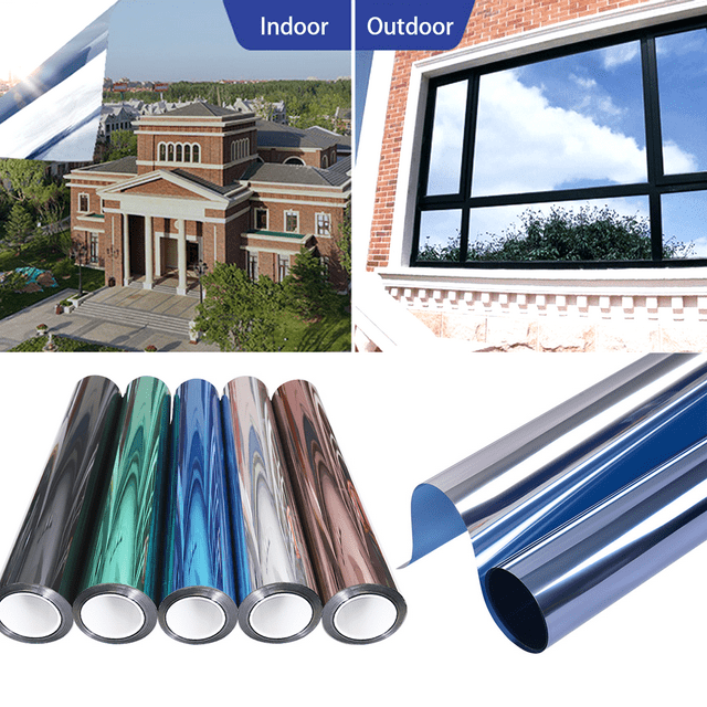 2024 DREAMFIRE House Anti Look Window Privacy Film Non Adhesive Vinyl Mirror Foil One Way Car