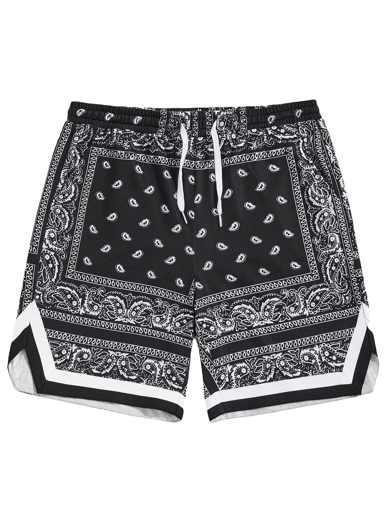 2024 DREAMFIRE Indian Styl Totem Print Summer Men‘s Shorts Quick Dry