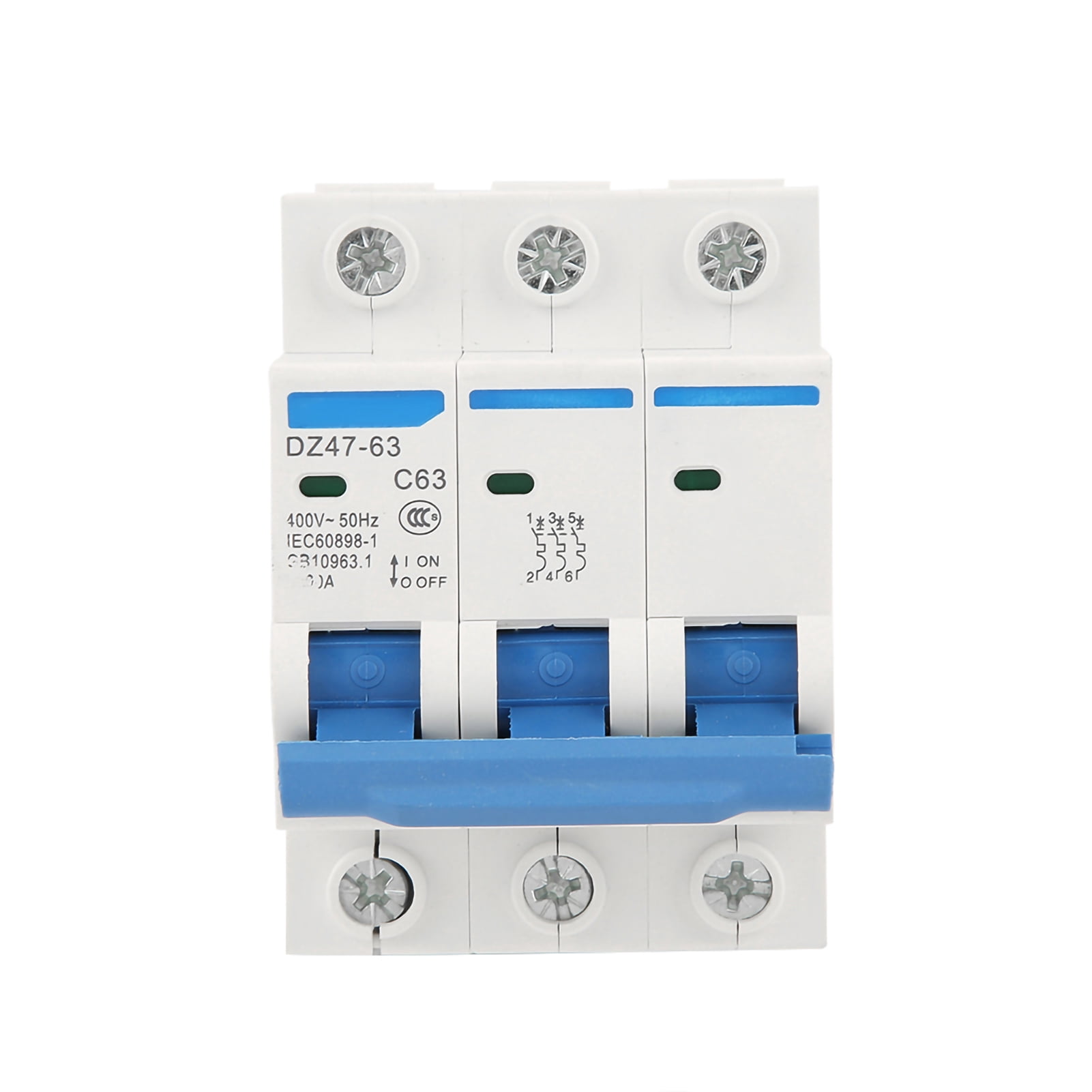 2024 DZ47?63 3Pole 63A RCCB Residual Current Circuit Breaker 220/380V