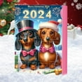 2024 Dachshund Advents Calendar 24 Days of Christmas Collectible Funny