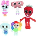 thumbnail image 1 of 2024 Dandy's World Plush Set, 5 Pcs Poppy Cosmo Tisha Dandy Sprout Plushies Toy for Fans Gift, Soft Stuffed Animal Pillow for Home Kids' Bedroom Decor, Birthday Christmas Choice for Boys Girls, 1 of 2