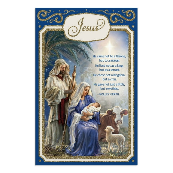 2024-DaySpring Inspirational Christmas Greeting Cards, Holy Family, NIV Scripture