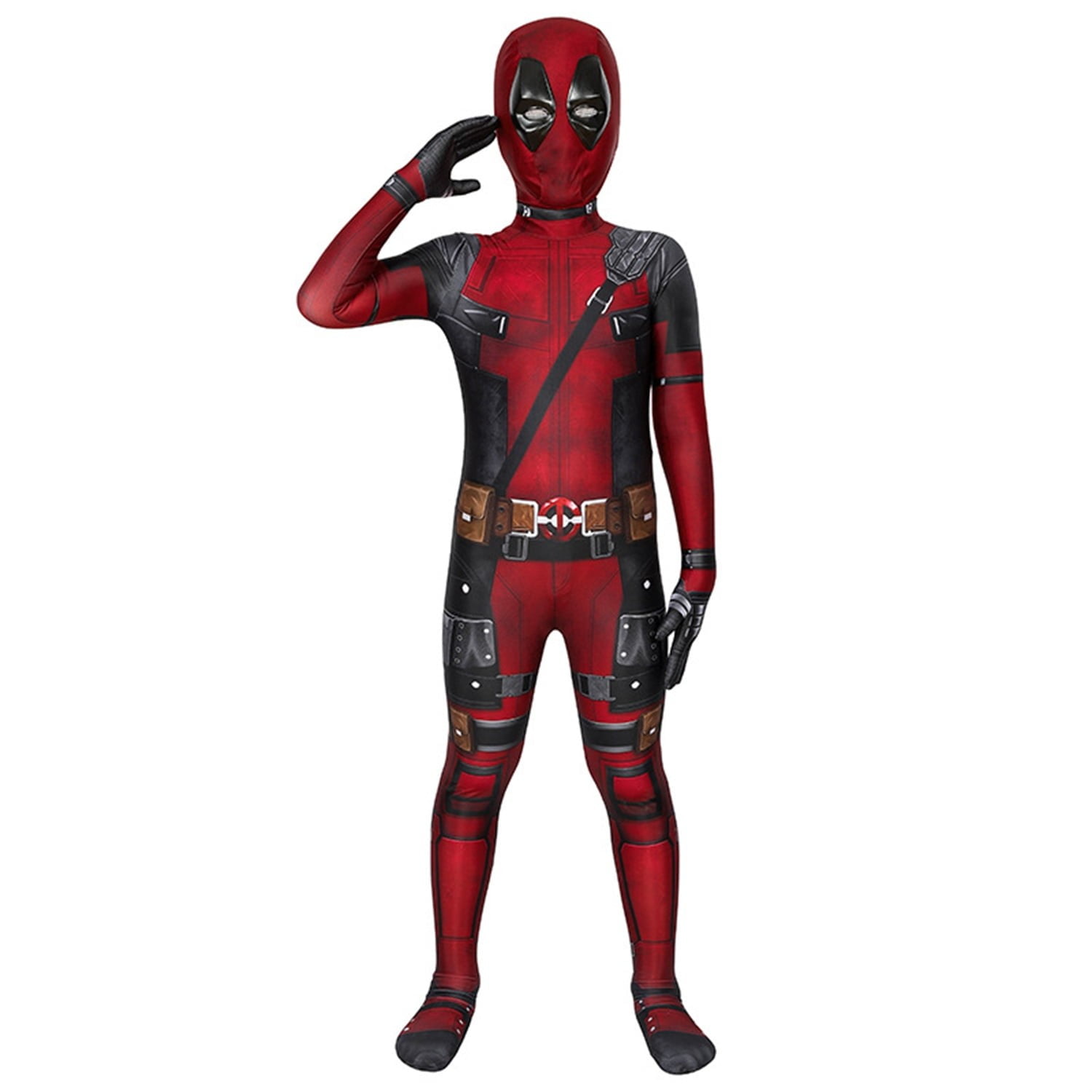 2024 Deadpool CosP1ay Halloween Costume New 3D Print Bodysuit Deadpool