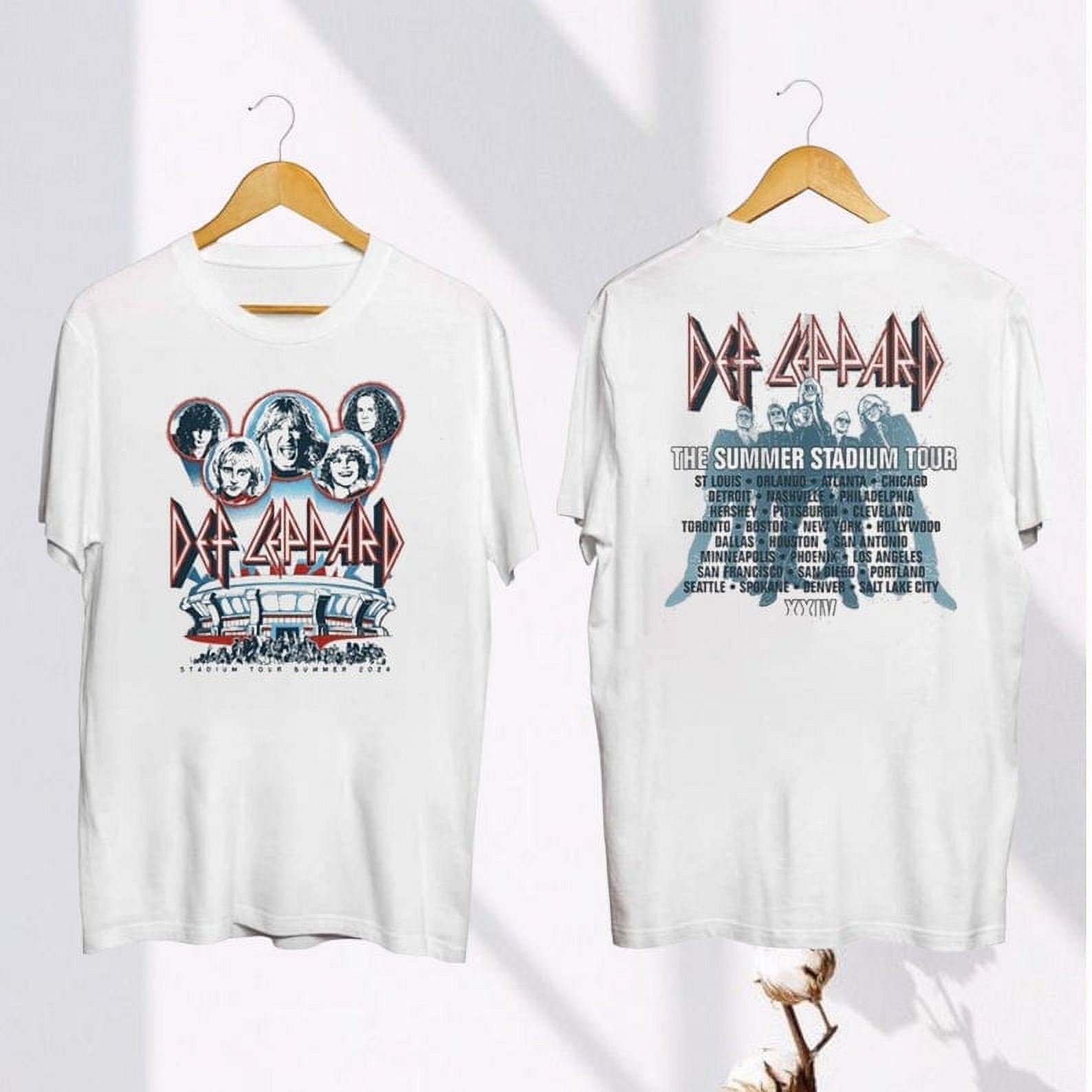 2024 Def Leppard And Journey Summer Stadium Tour Shirt, Def Leppard Fan