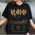 2024 Def Leppard And Journey Summer Stadium Tour Shirt Tshirt, S, BLACK