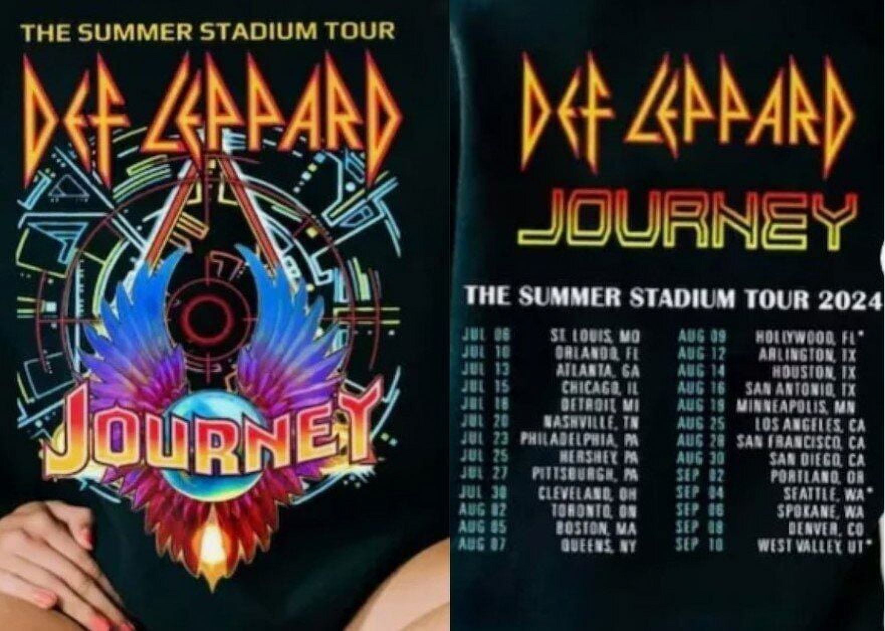 2024 Def Leppard And Journey Summer Stadium Tour Shirt, new new