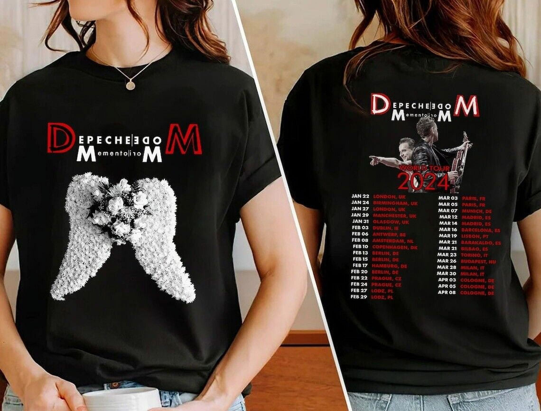 2024 Depeche Mode Memento Mori Tour Dates TShirtChristmas Gift Shirt