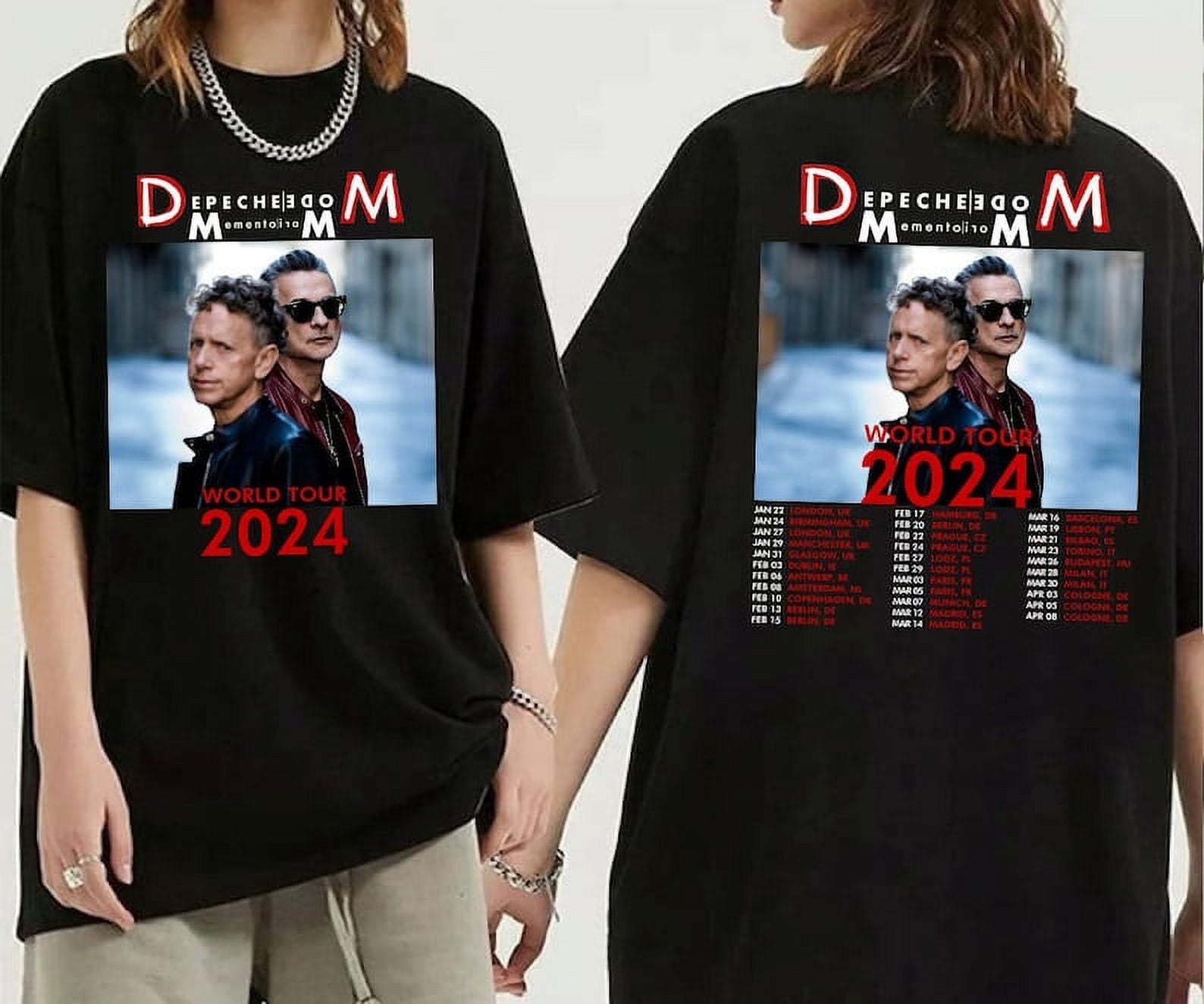 2024 Depeche Mode Memento Mori World Tour TShirt, Depeche Mode Tour