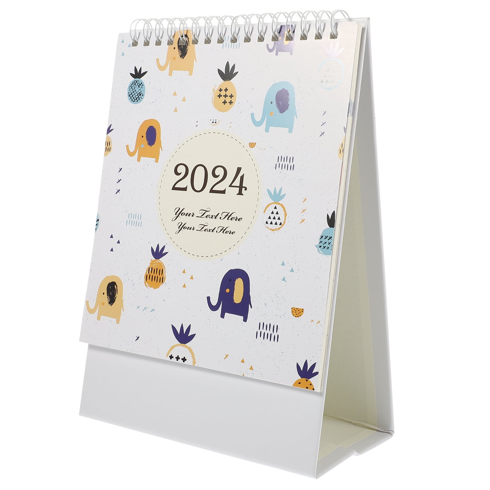 2024 Desk Calendar Chinese Lunar Office Bee Calendars Accessories