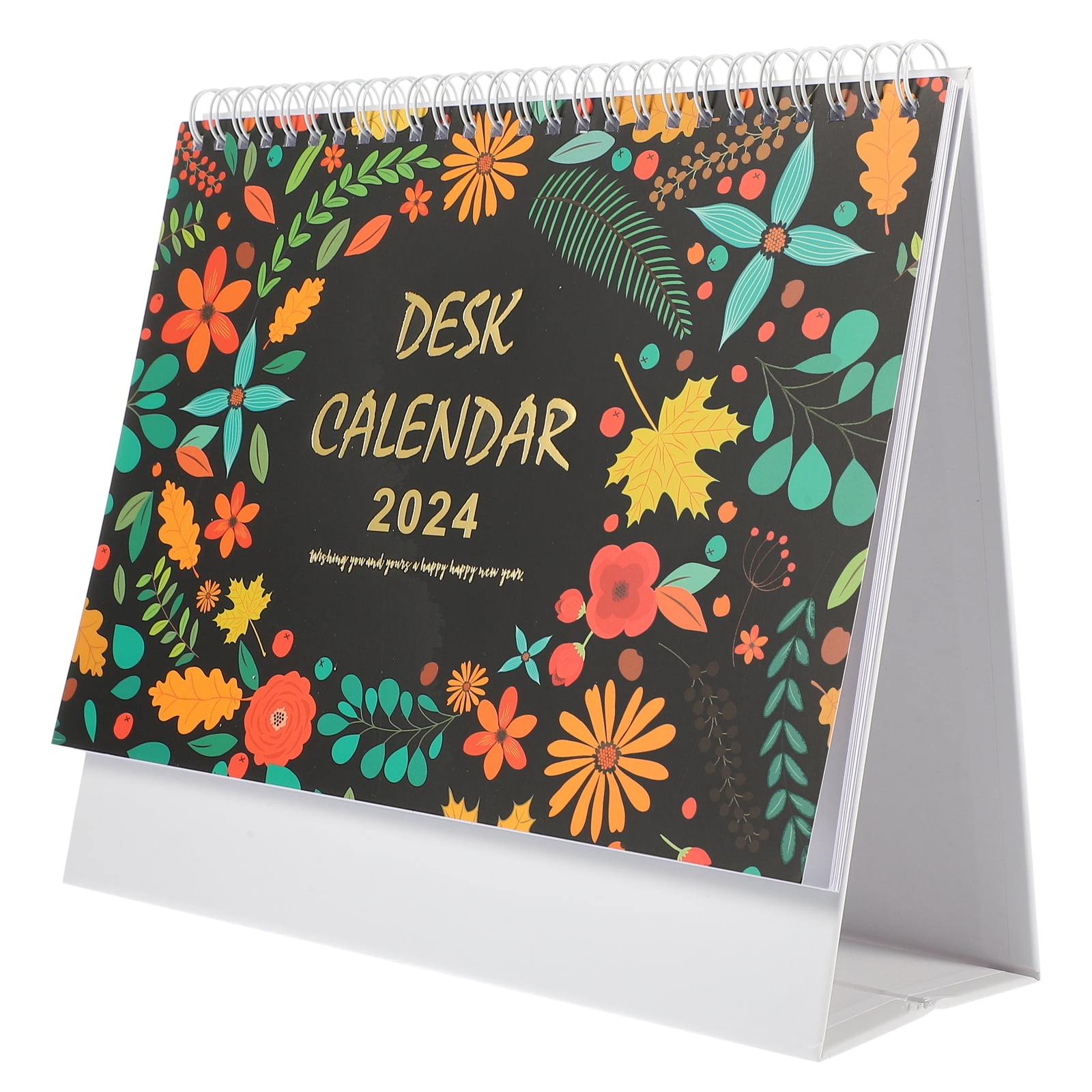 2024 Desk Calendar Easel Calender Small Standing Flip Table Top