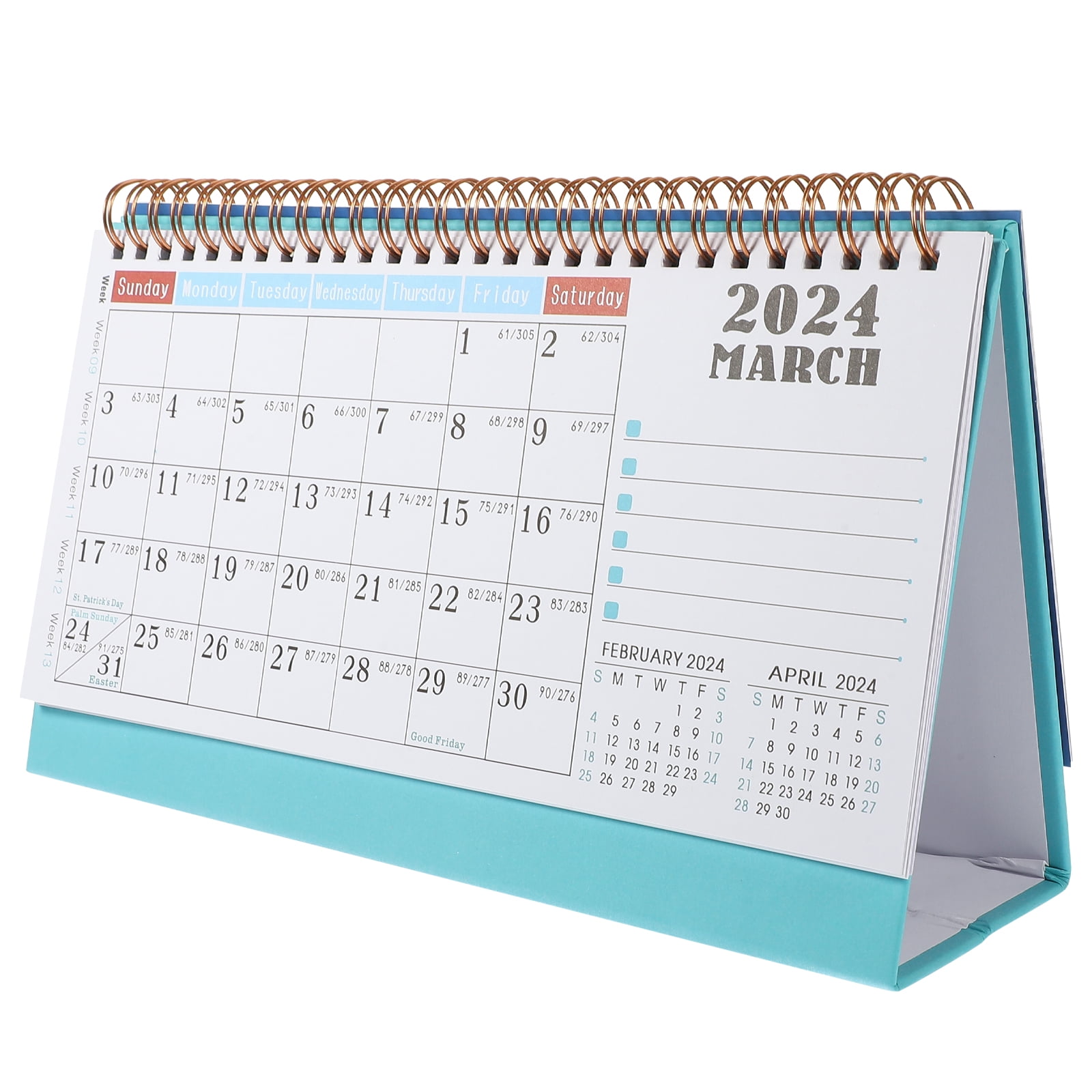 2024 Desk Calendar Office Supply Freestanding Supplies Escritorio