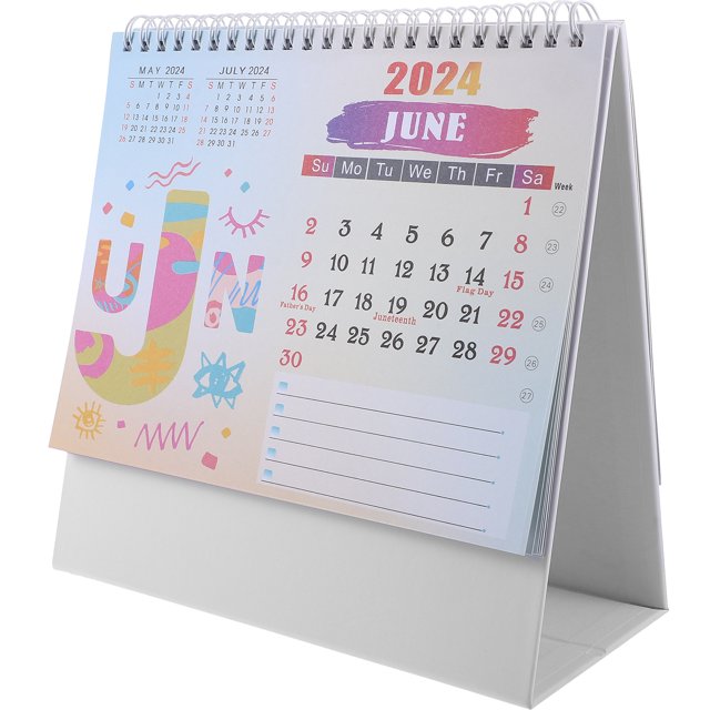 2024 Desk Calendar School Year Large Office Decoration Advent Calendars ...