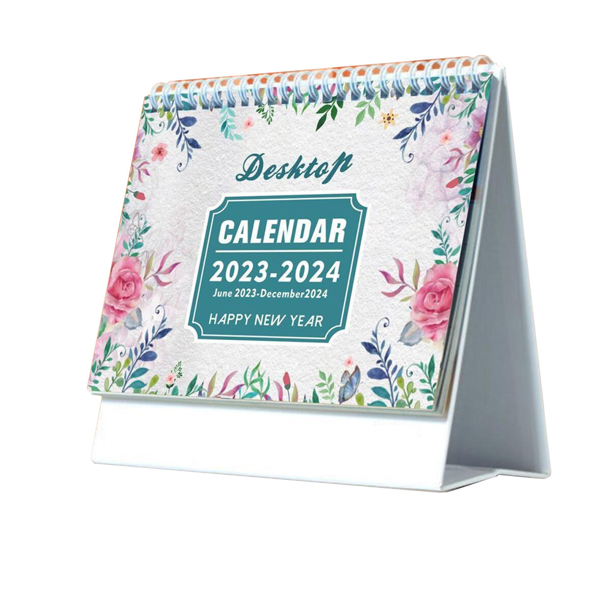 2024 Desk Calendar Standing Flip 2024 Desktop Calendar with Notes