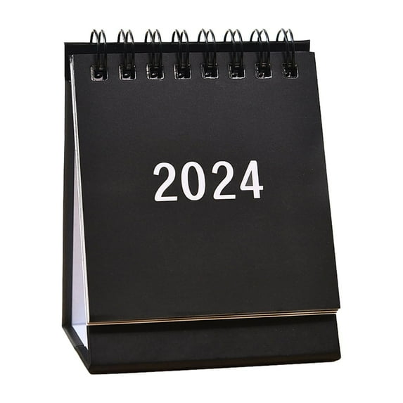 2024 Desktop Calendar Stand Up Calendar Schedule Desk Calendar Table Top Calendar Standing Flip Desk Calendar