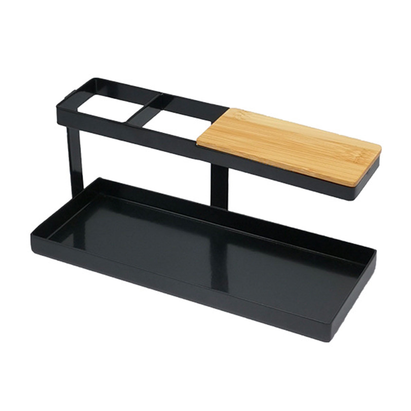 2024 Desktop Storage Rack Multipurpose 2 Layer Iron Art Desk Shelves