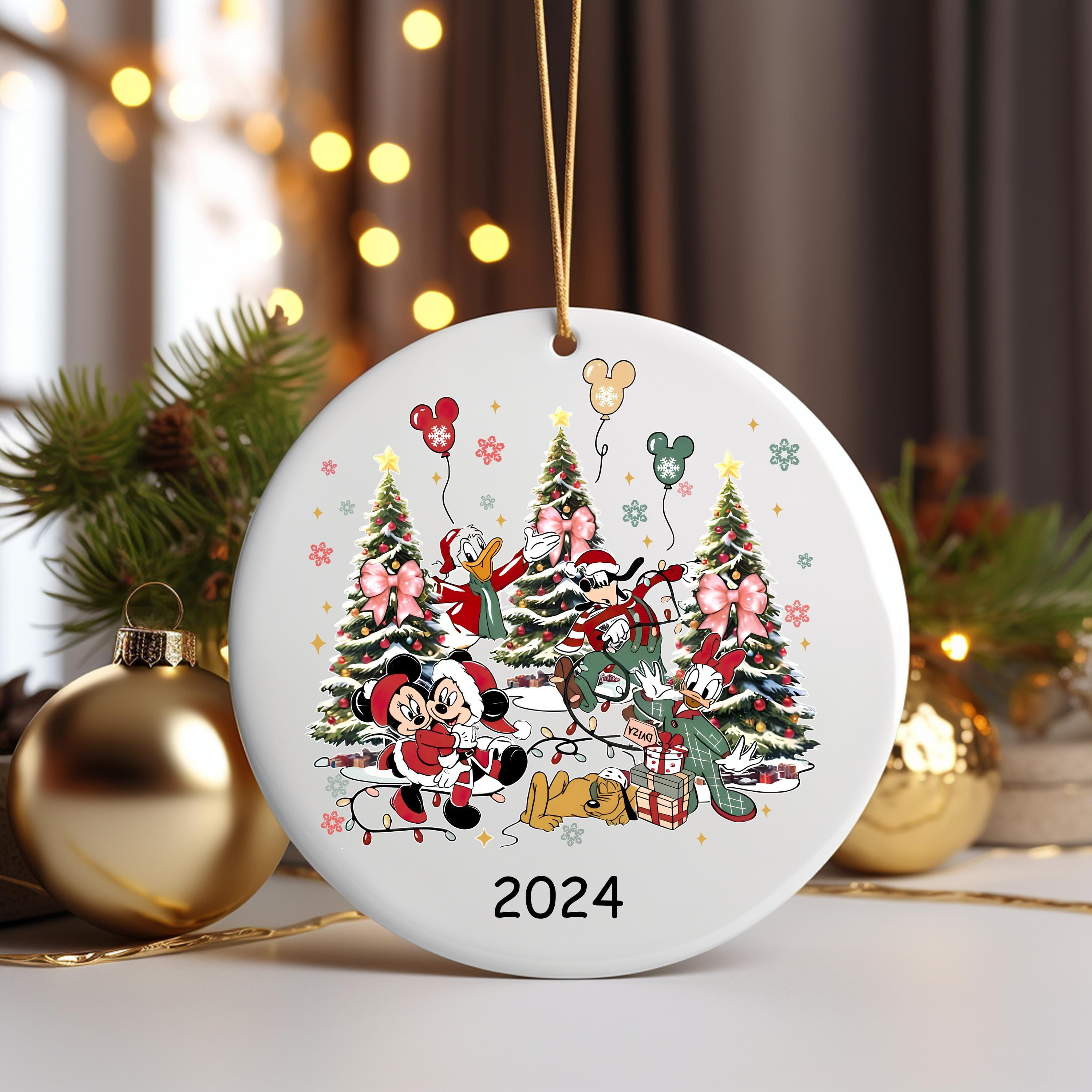 2025 Disney Christmas Ornament Mickey, Minnie & Friends Holiday Decor