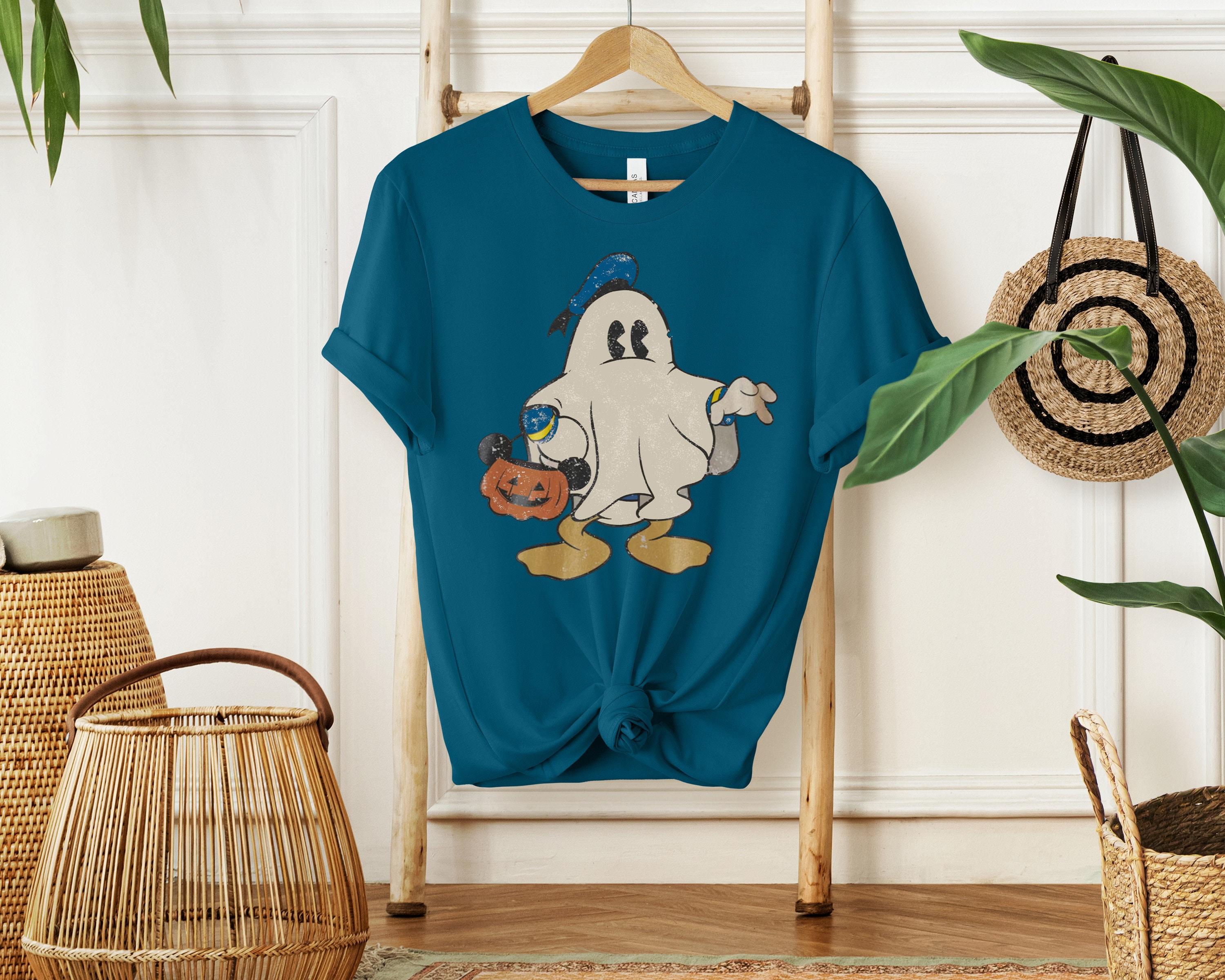 2024 Disney Mickey Halloween Comfort Colors Shirt, Mickey Ghost Shirt