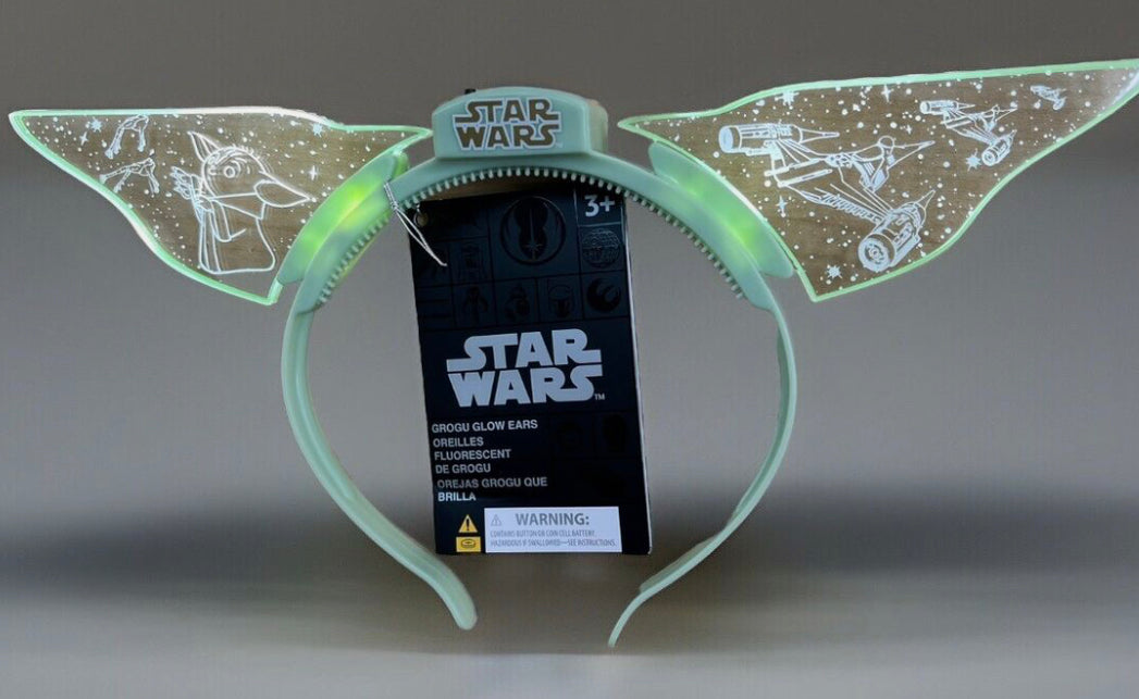 Disney Parks Star Wars The Mandalorian\'s Grogu Light-Up Ear Headband, New 2024 Disney Parks Star Wars The Mandalorian main image 4