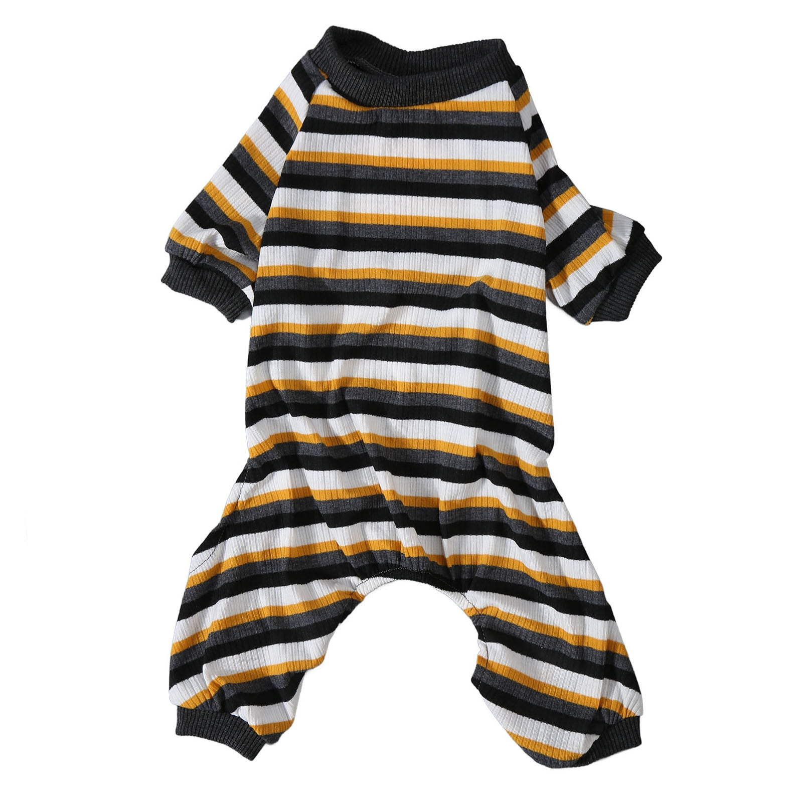 2024 Dog Pajamas 4 Legged Soft Stretchy Warm Prevent Licking Striped