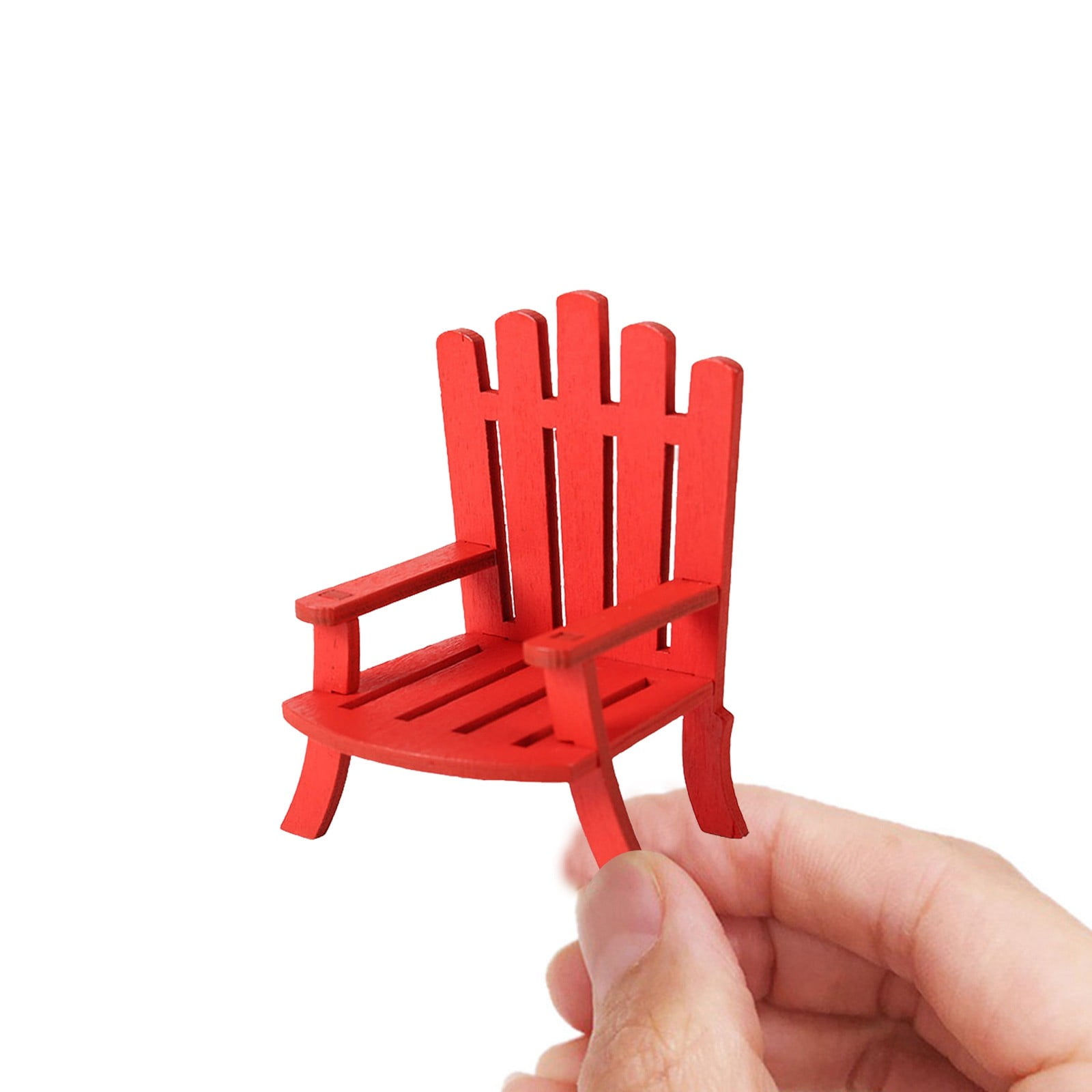 2024 Doll Miniature Furniture Wooden DIY Table And Chair Pretend Toy
