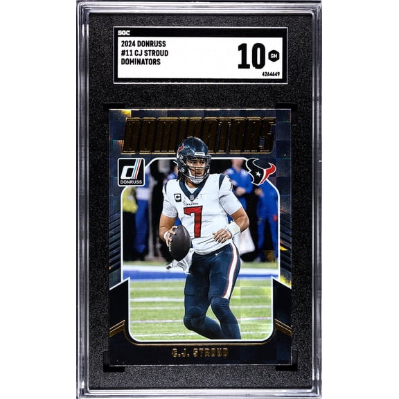 2024 Donruss #11 Cj Stroud Dominators SGC 10