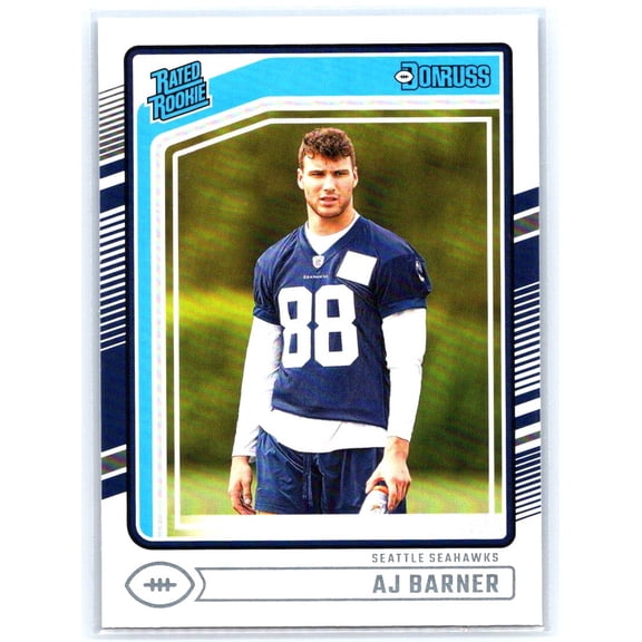 2024 Donruss A.J. Barner RC #367 Seattle Seahawks Football Card