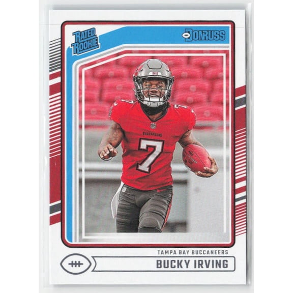 2024 Donruss Bucky Irving RC #301 Tampa Bay Buccaneers NFL Football Trading Card