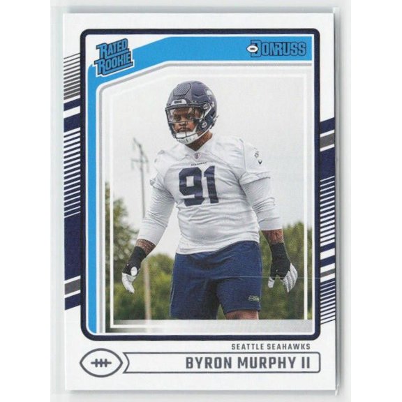 2024 Donruss Byron Murphy II #321 RC Near Mint Plus Seattle Seahawks Football Card