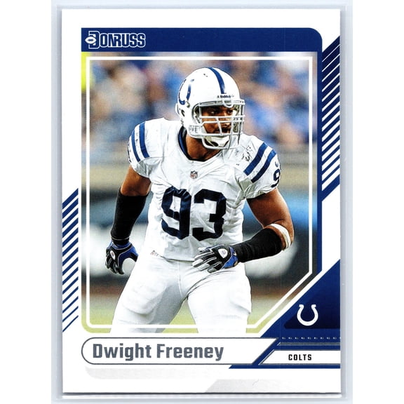 2024 Donruss Dwight Freeney #87 Indianapolis Colts Football Card