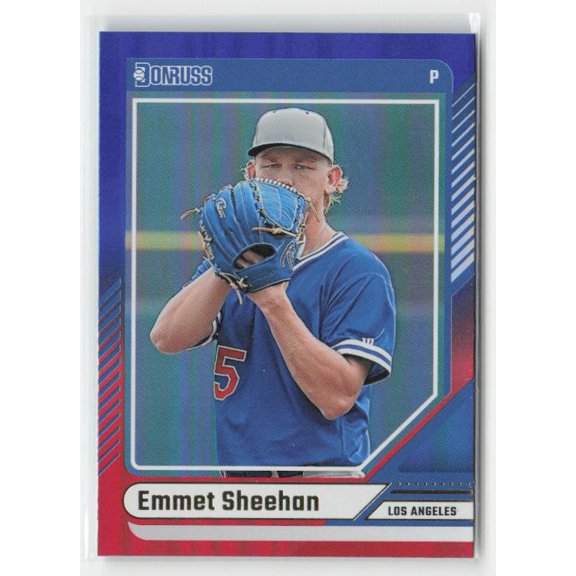 2024 Donruss Emmet Sheehan #88 Red and Blue