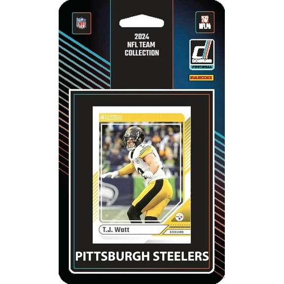 2024 Donruss Factory Sealed Pittsburgh Steelers NFL Team Set TJ Watt