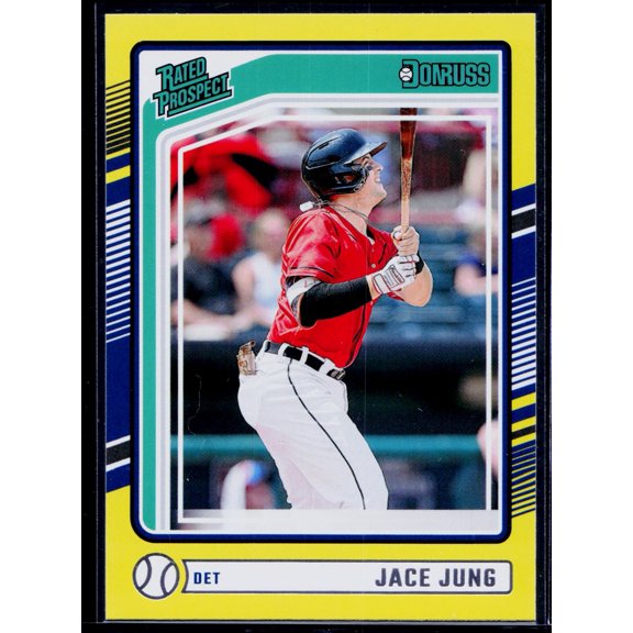 2024 Donruss Jace Jung #149 Red and Blue
