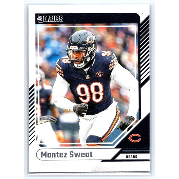 2024 Donruss Montez Sweat #83 Chicago Bears Near Mint NFL Football Card