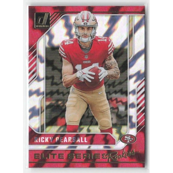 2024 Donruss Elite Series Rookies Ricky Pearsall #22 San Francisco 49ers Football Card