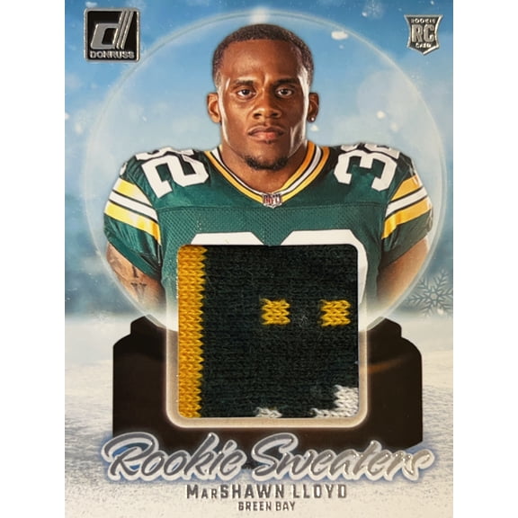 2024 Donruss Rookie Sweaters MarShawn Lloyd #RHS-MLL RC Green Bay Packers NFL Football Trading Cards