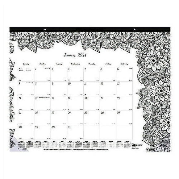 Coloring Desk Calendar