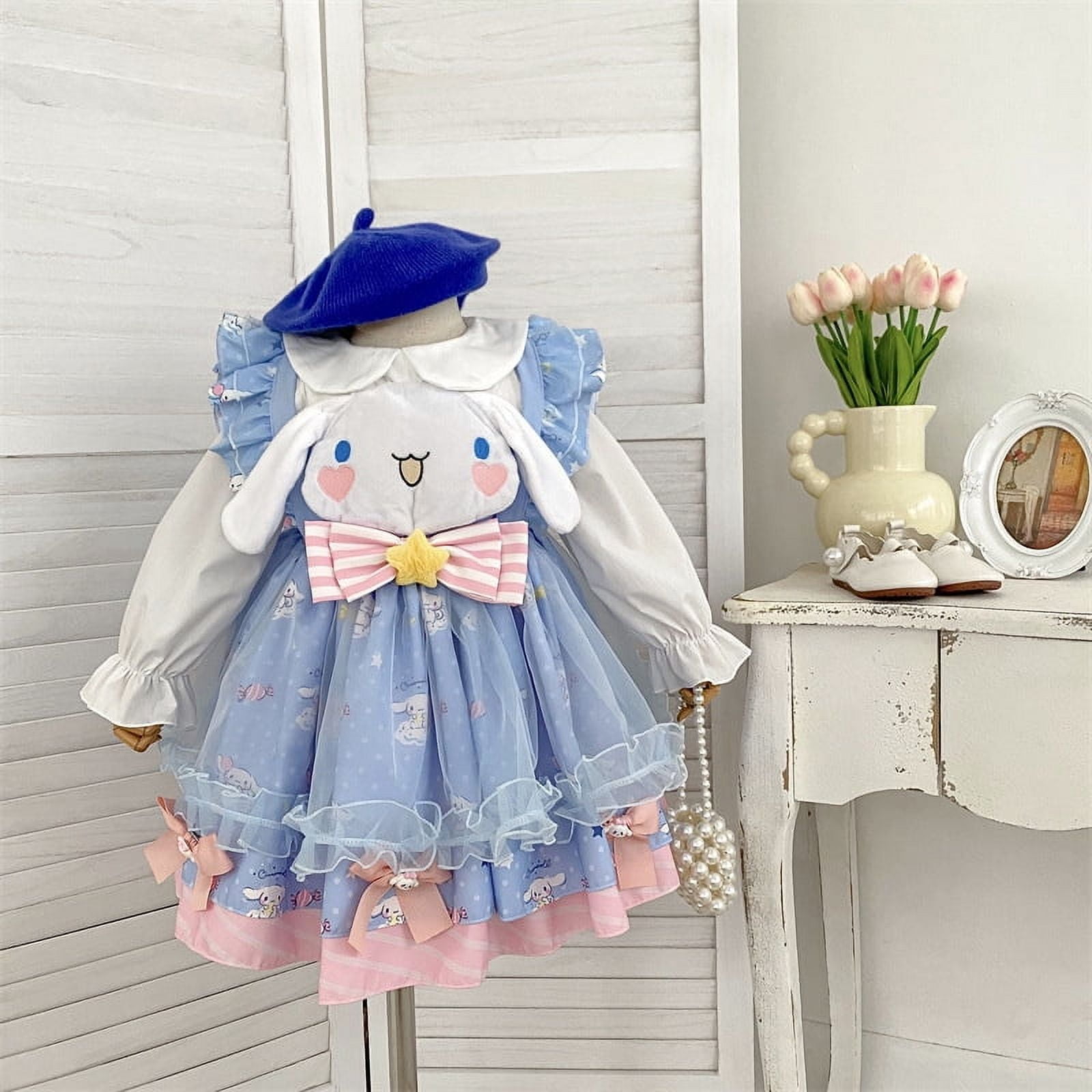 Sofia floral outfit, kitty, store bunny RESERVED