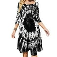 Dress Design Wear Street Collar Square Sexy Summer Dresses Modern Print